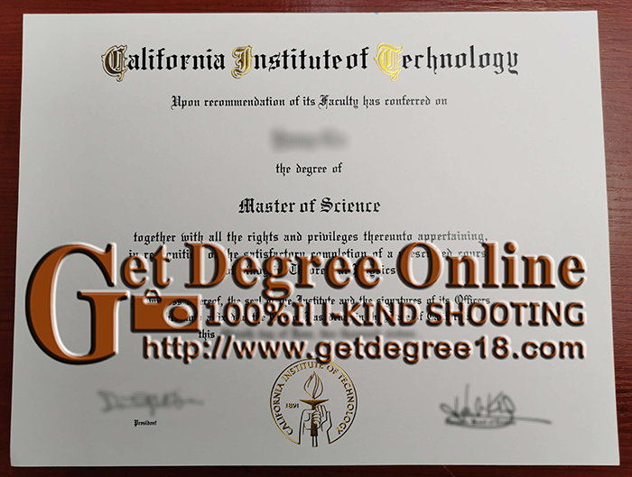 Caltech diploma