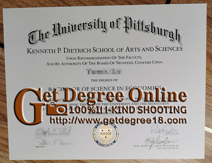 University of Pittsburgh diploma