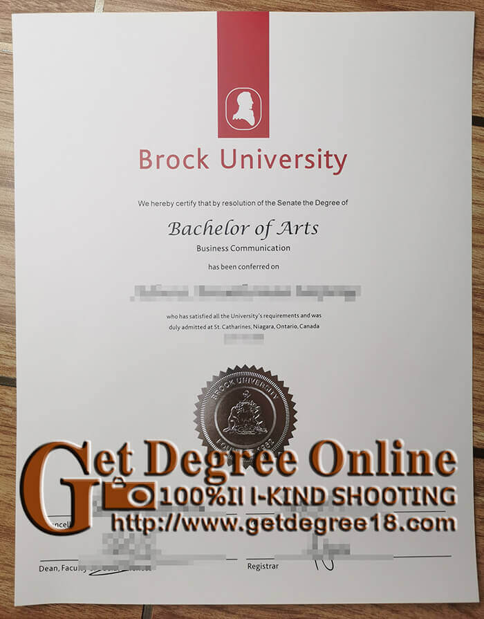 Brock University degree