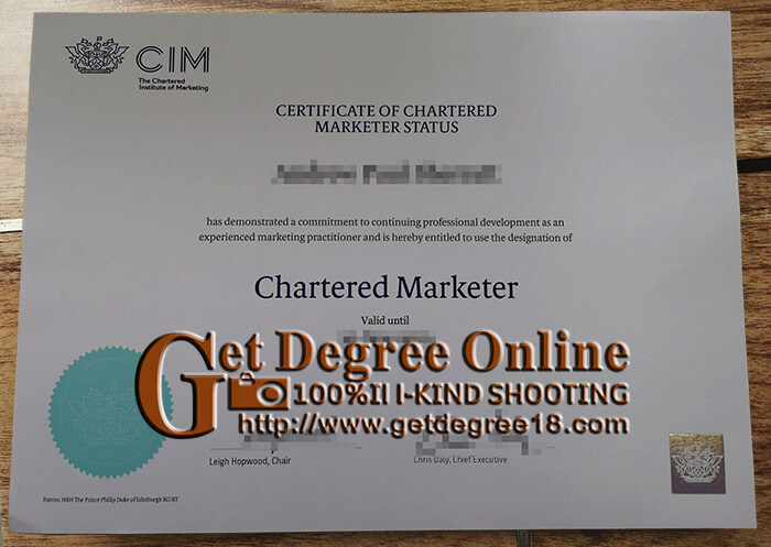 CIM Certificate