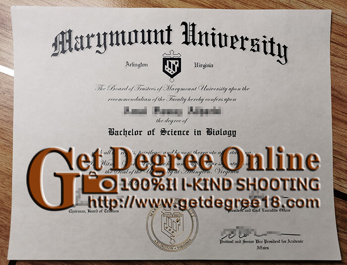 Marymount University fake degree