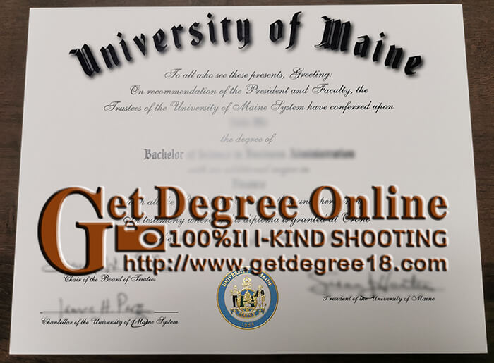 University of Maine degree