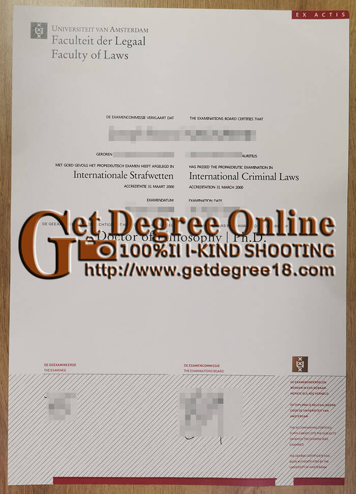 Order Universiteit van Amsterdam Diploma, Buy UvA Fake Degree Online