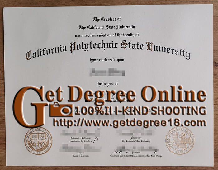 buy Cal Poly San Luis Obispo diploma