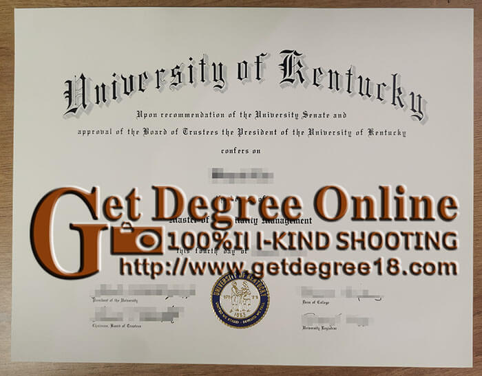 University of Kentucky diploma