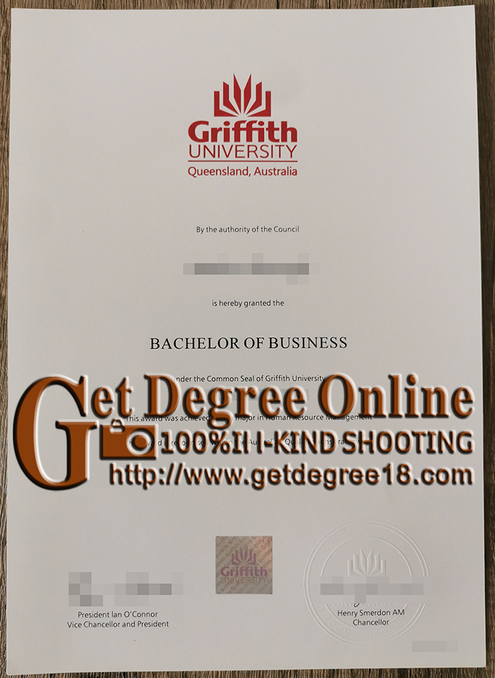 Fake Griffith University diploma