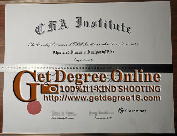 CFA Certificate