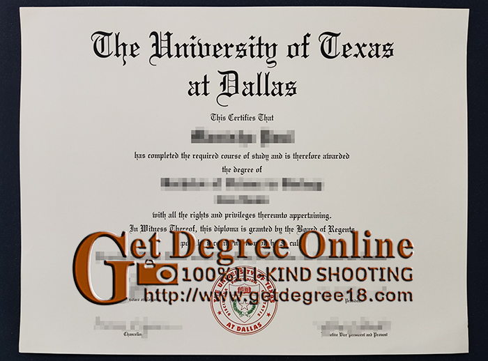 niversity of Texas at Dallas degree