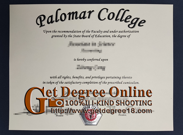 Palomar College degree