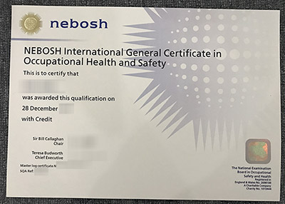 Buy NEBOSH Fake Certificate