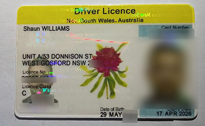 buy fake NSW driver's licenses
