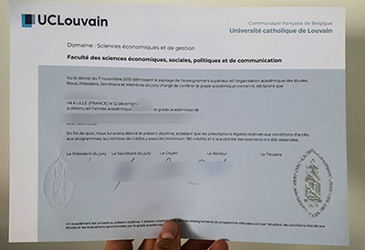 Read more about the article Get a fake Catholic University of Leuven diploma online that will inspire your life