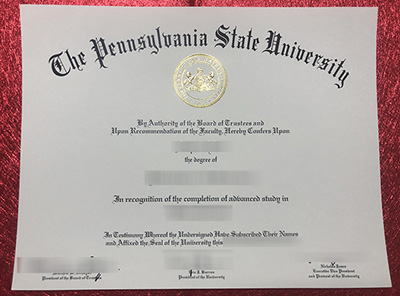 Buy PSU fake diploma