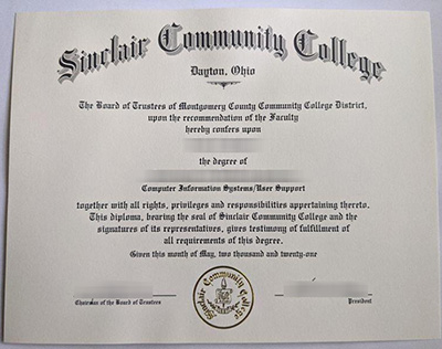 Read more about the article Double your grades with a fake Sinclair Community College diploma