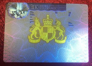 Buy fake UK VISA