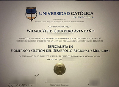 Buy Fake Columbia Catholic University Diploma