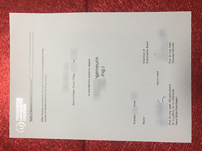 Buy fake TU Dresden Diploma
