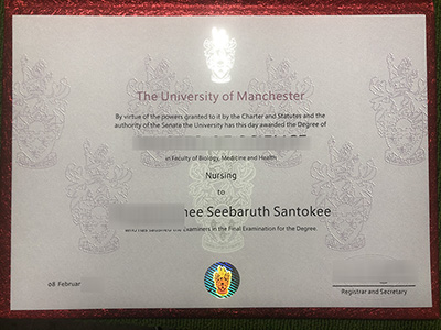 Buy fake Manchester University Diploma