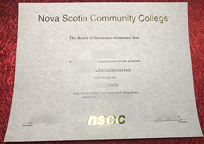 Fake NSCC Diploma