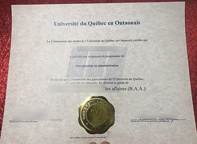 Fake UQO Diploma