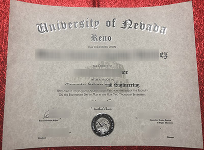 Fake UNR Diploma