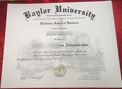 Baylor University Diploma