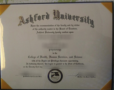 Ashford University Diploma