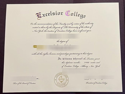 Excelsior University Diploma