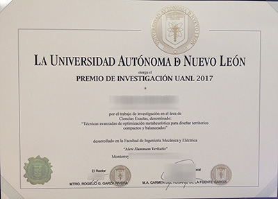 UANL Diploma