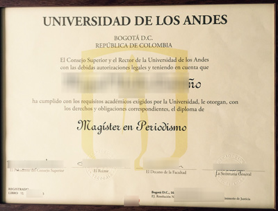 Universidad de los Andes Diploma