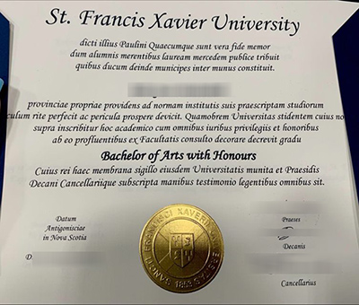 St. Francis Xavier University Diploma
