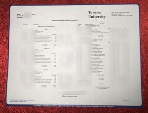 Towson University Transcript