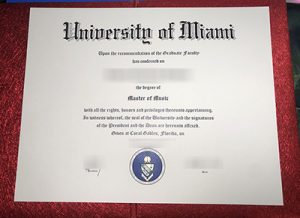 UMiami Diploma